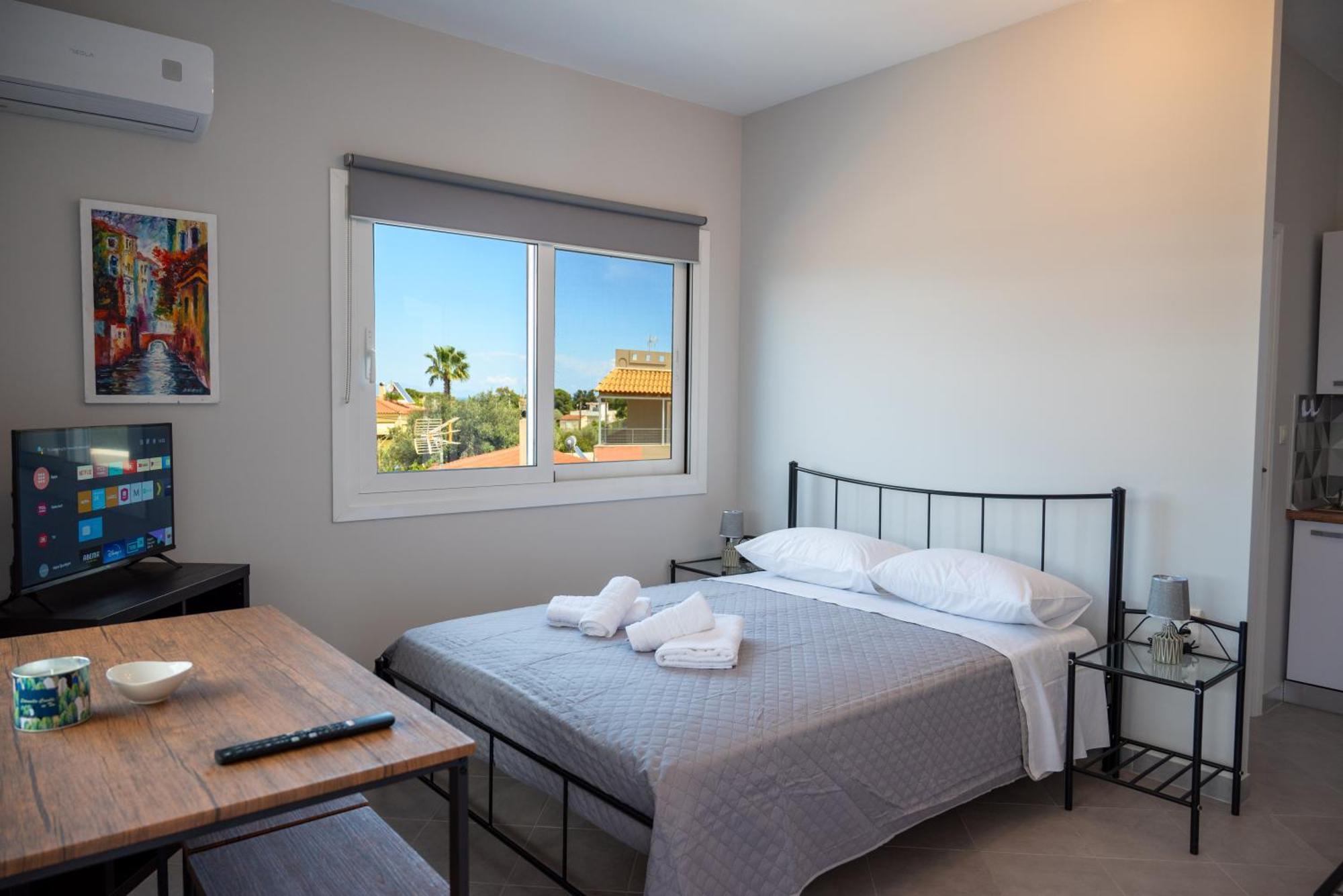 Airport Palmtree Apartments - 15Min From Airport أرتيميدا المظهر الخارجي الصورة
